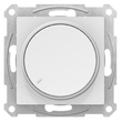 Светорегулятор (диммер) SE AtlasDesign поворотно-нажимной, 315Вт, белый, механизм - Электрика, НВА - Выключатели и розетки - Выключатели - Магазин электроприборов Точка Фокуса